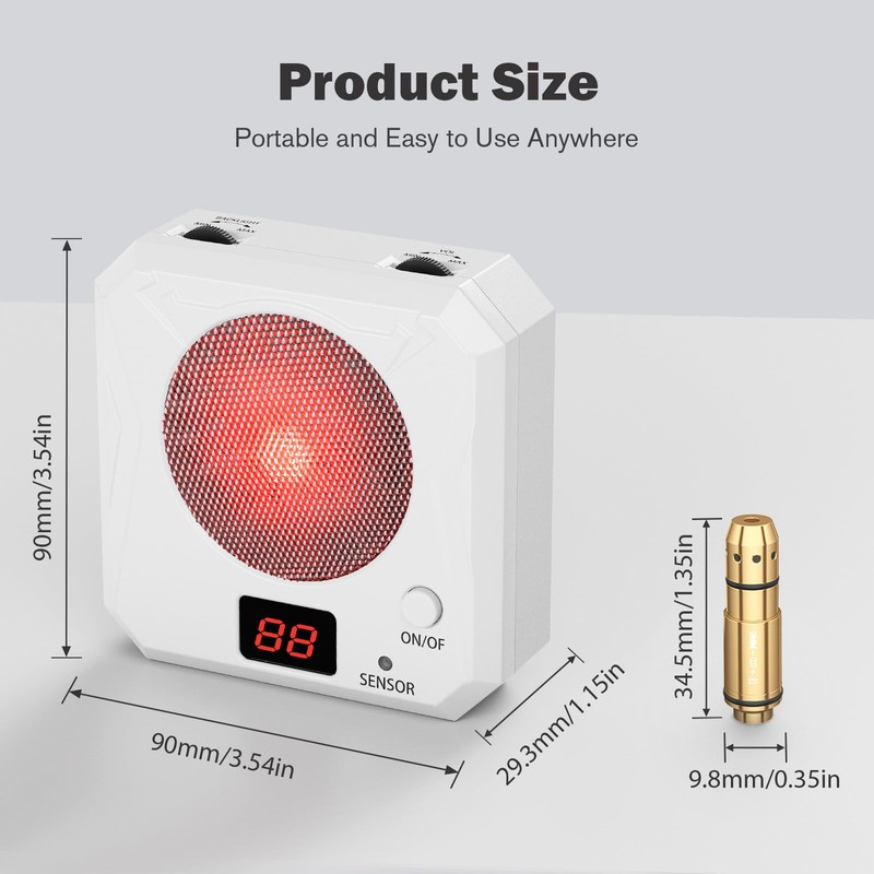 Vstranics 9mm Laser Training Cartridge and Target Kit