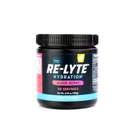 REDMOND RE-LYTE, Electrolitos Naturales con Real-Salt, Hidratación Clean sin Calorías ni Azúcares, 30 Porciones, Sabor Mixed Berry