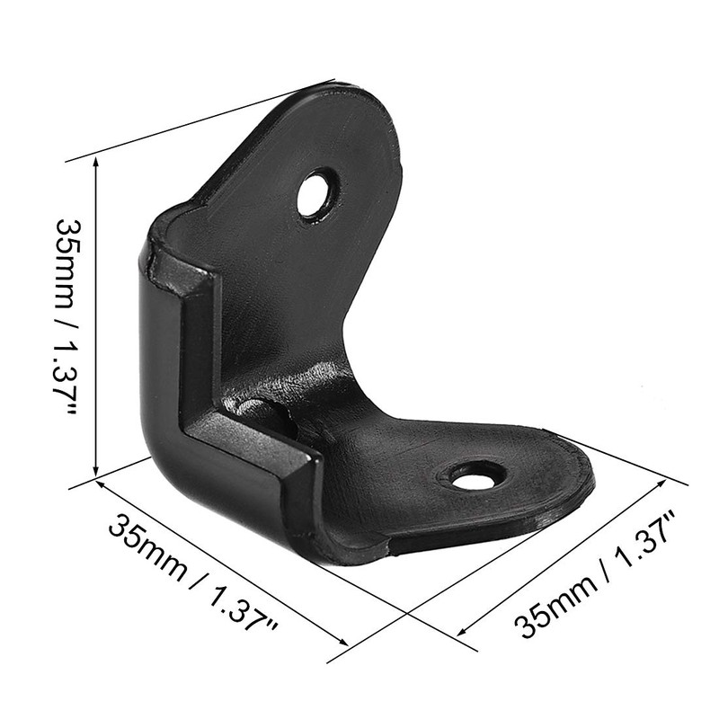 sourcing map Pack of 4 Speaker Corner Protection Housing Corner