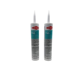 Dowsil 795 Silicone Building Sealant Limestone 10 oz (2-Pack)