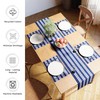 Encasa XO Dining Table Runner | Yarn Dyed Fine Ribbed