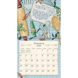 Lang Companies, American Kitchen 2026 Wall Calendar by Susan Winget, 13.4'' X 12'', 12-Month Calendar with Stapled Binding