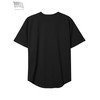Hat and Beyond Mens Baseball Button Down Jersey (Small, 01up01_Black/Black)