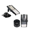 EASY MAKE CMKD3269 RALLADOR MANDOLINA, Alloy Steel, Black