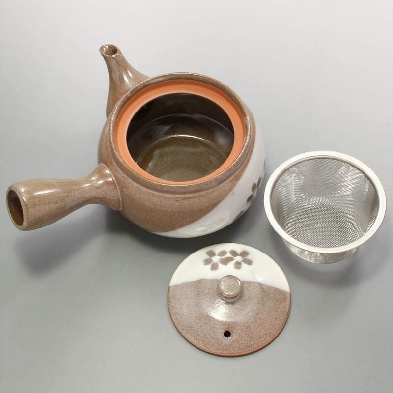 Ichikyu Mino Ware Teapot, Kohikizakura, Made in Japan, 11.8 fl