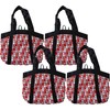 Planet E Reusable Large Stylish Fashion Grocery Shopping Bags (4