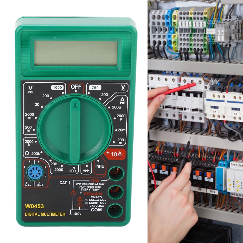 Digital Multimeter Tester Intelligent 1999 Counts Voltmeter Universal Meter with