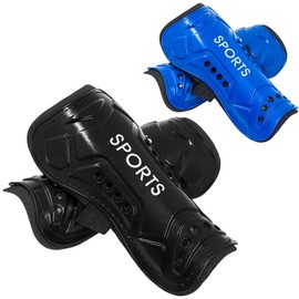 AIMISICAR Soccer Shin Guards Toddler Kids Youth, Shin Pads for 3-15 Years Old Boys and Girls for Football Games, Lightweight and Breathable Soccer Equipment, 2 Pack