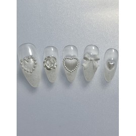 Monghwa Handmade Nail Tips - Duck / 몽화 수제네일팁 - Duck(덕 네일)