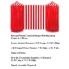 NE-AS Red White Stripe Circus Tent Wall Backdrop Carnival Party