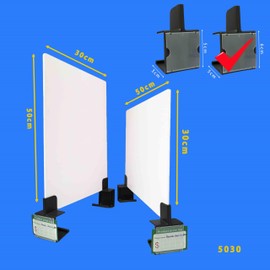 20Pcs 50*30CM Shelf DIviders with 6CM Double Buckle,Shelf partitions,warehouse partitions,warehouse baffles,clothing warehouse isolation panels,classification panels,partitions Separators for Clothes