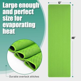 Toallas de enfriamiento de 40 x 12 pulgadas, 6 unidades, toallas frescas, trapos de enfriamiento deportivos para cuello y cara, toalla de enfriamiento de cuello para clima cálido, toallas