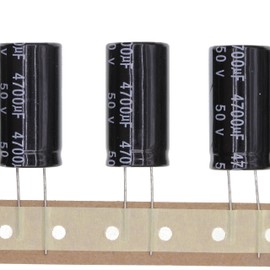 10 Pieces 50V 4700UF Plug-in Aluminum Electrolytic Capacitor 50 Volt 4700 UF