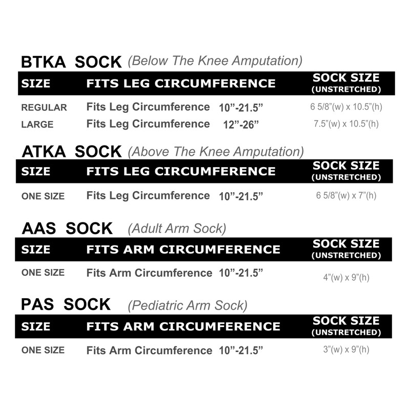 Heal with Appeal Amputee Sock BTKA, Flames V2, 3PLY Residual