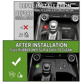 Abystar Wireless Charging Anti-Slip Mat for Grand Highlander 2024 2025 2026, Black Silicone Protective Pad Liners for Grand Highlander Accessories