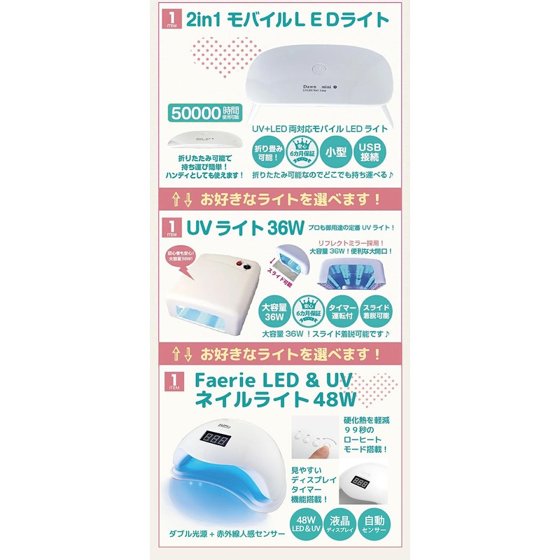 Resin Set, Resin Kit, Craft Start Kit, 36 W, UV