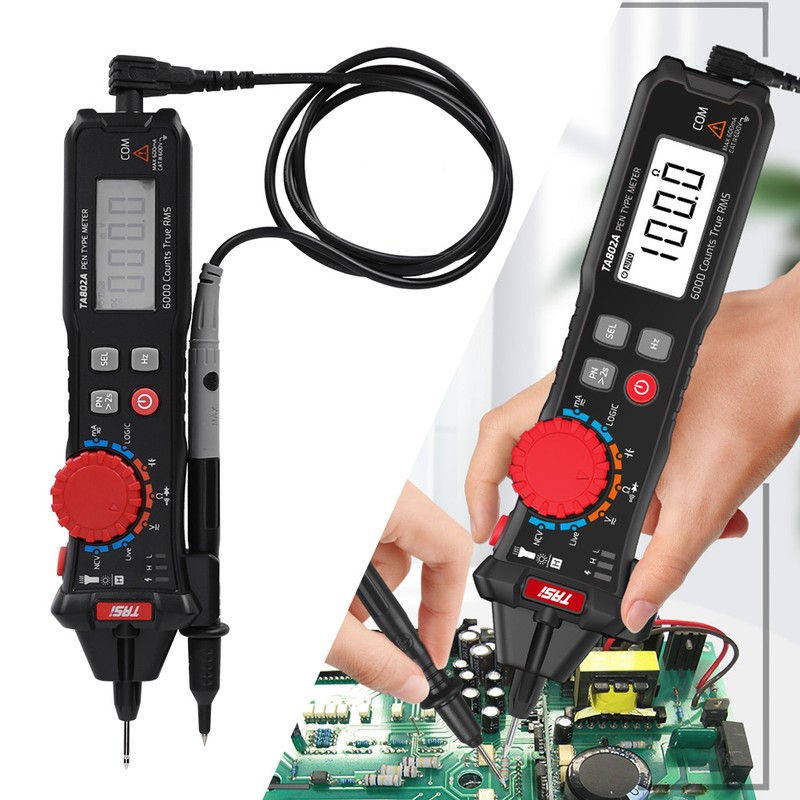 Pocket Pen Multimeter Portable Mini Smart Digital Meter Ammeter TA802A