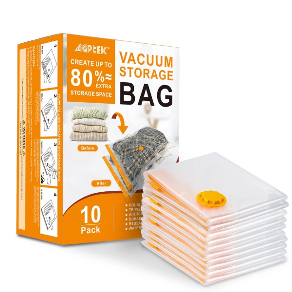 AGPtEK Strong Vacuum Storage Bags AGPTEK Bedding Clothes Space Saver