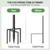 108" Shepherds Hooks for Outdoor, Extra Thick Bird Feeder Pole