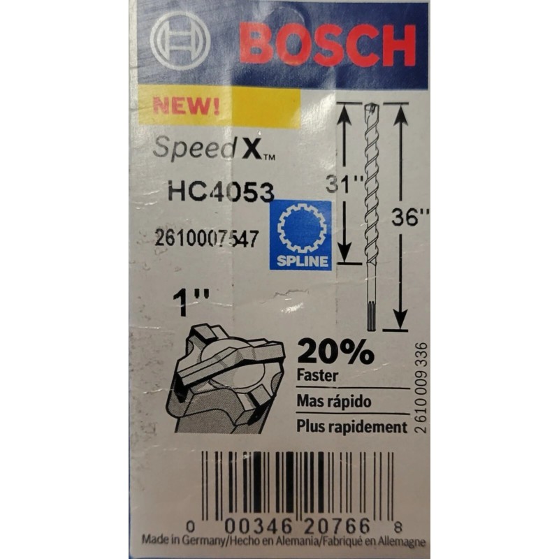 Bosch HC4053 - 1 In. X 36 In. Speed-X Spline