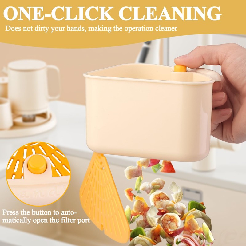 Plman Sink Strainer Basket, 2025 New Upgraded Suction Cup Sink