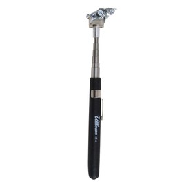 Ullman HT-3 Telescoping Hi-Tech Magnetic Pick-Up Tool with Powercap, 8-1/4" to 30-1/4" Extended Handle Length, 10 lbs Capacity, Silver