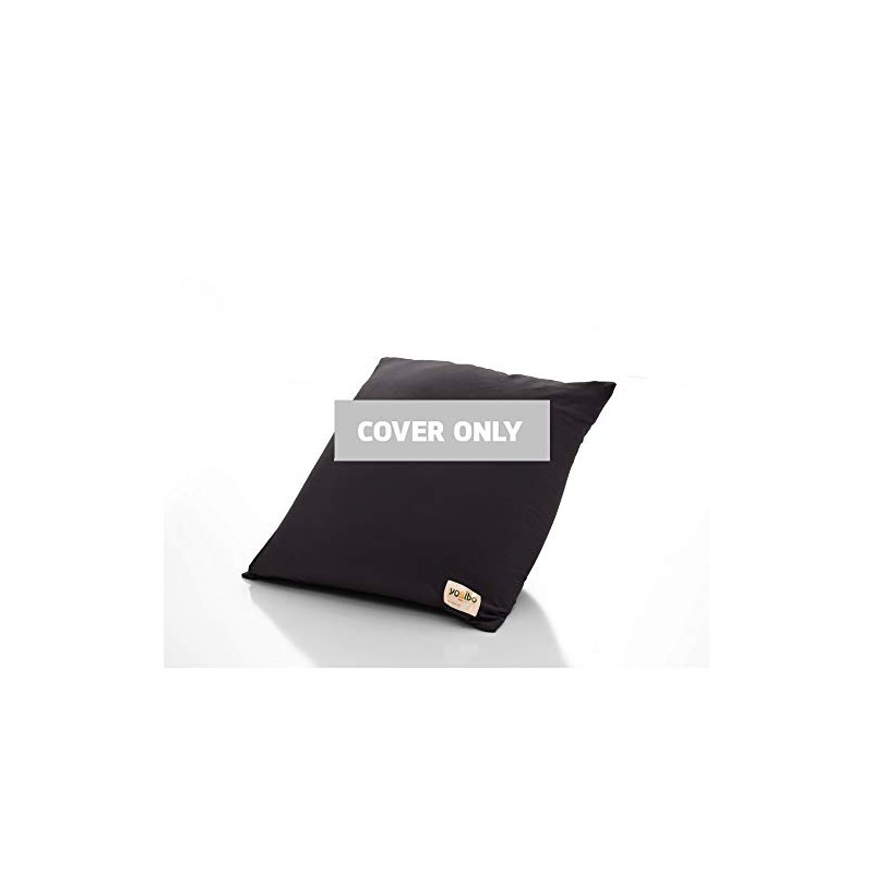 Yogibo Mini Bean Bag Replacement Cover, Removable, Washable, Black
