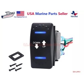 Mear Gear ON OFF ON Tilt Up Down Switch Rocker Momentary Actuator Control Switch