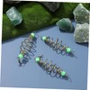 Gatuida 24Pcs Luminous Olive Shape Fishing Bait Cages Durable Spring