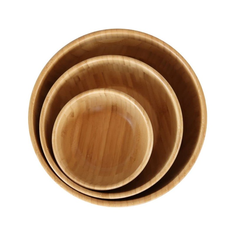 pandoo Bamboo Bowls, Fruit Bowl, Bamboo Bowl, Bowl Set, Salad