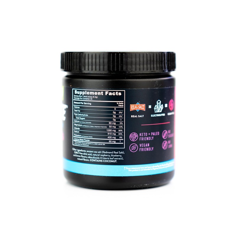 REDMOND Re-Lyte Electrolyte Drink Mix, Mixed Berry, 30 serving SMALL