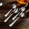 KEAWELL Premium Louise Spoons Set, Set of 4, 18/10 Stainless