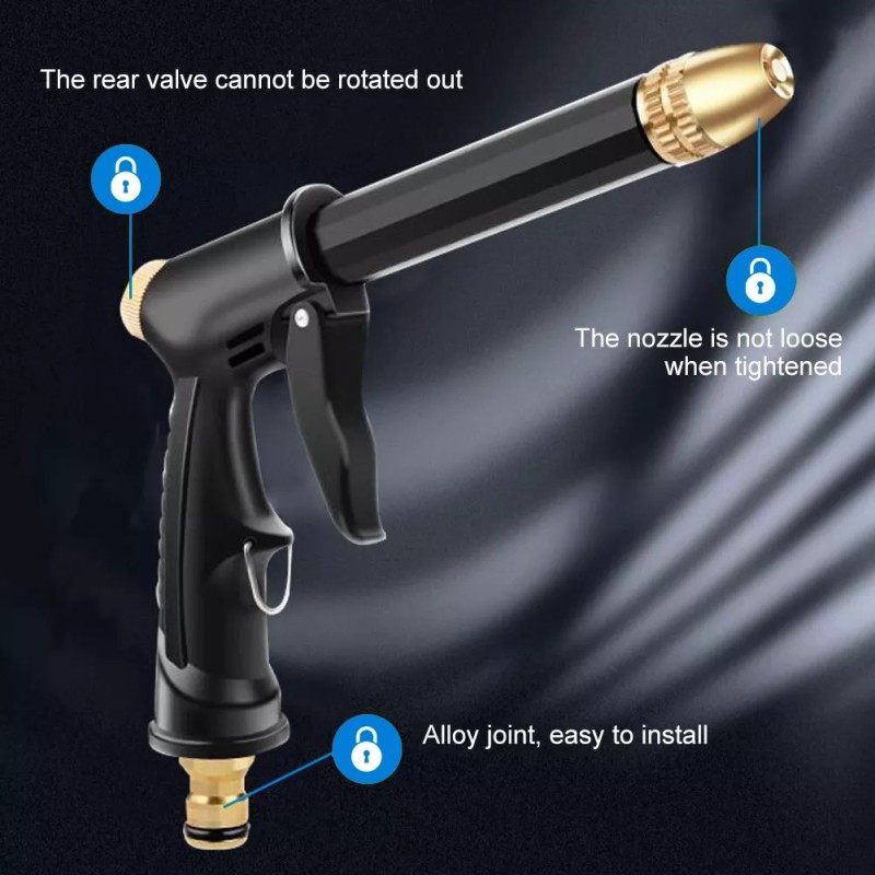 HTWON High-Pressure Car Cleaning Gun - Versatile Water Tool for