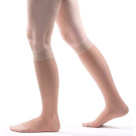 Allegro 20-30 mmHg Essential 18 Sheer Support Closed Toe Compression Sock - Comfortable, Knee High Support Stockings