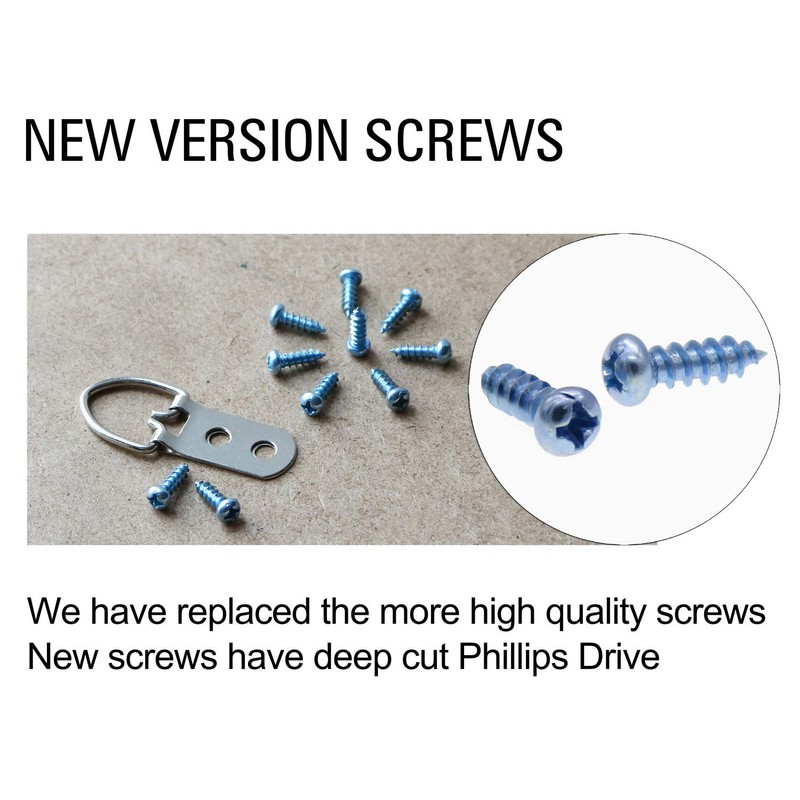 Jetovo 40 Pcs Heavy Duty D Ring Picture Frame Hanging