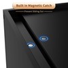 AITEE Acrylic Tissue Box Cover: Black Rectangle Tissue Holder Napkin