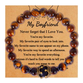 Bracelets for Men Braided Leather Bracelet for Men Bracelet Stocking Stuffer for Men Christmas Gifts for Men