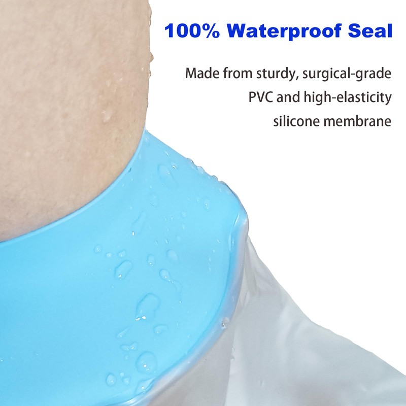 Wateproof Cast Covers for Shower Leg Adult, Full Leg Protector