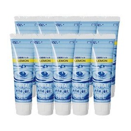 GC Oral Aqua Gel Lemon 1.4 oz (40 g) x 10 Pack