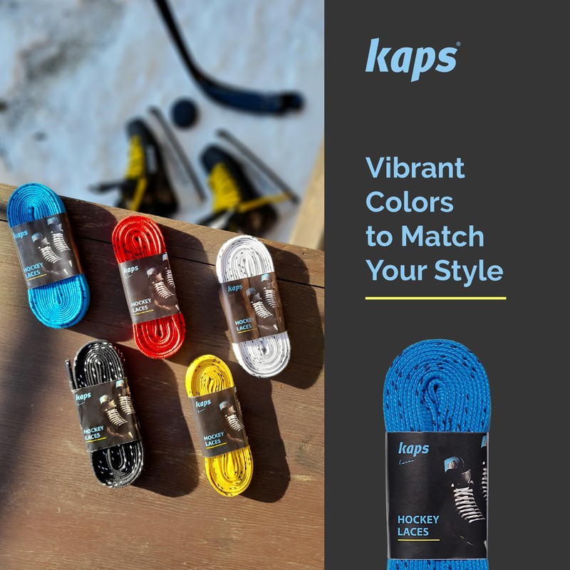 Kaps Polyester Waterproof Skate Laces – Exceptional Tensile Strength 190