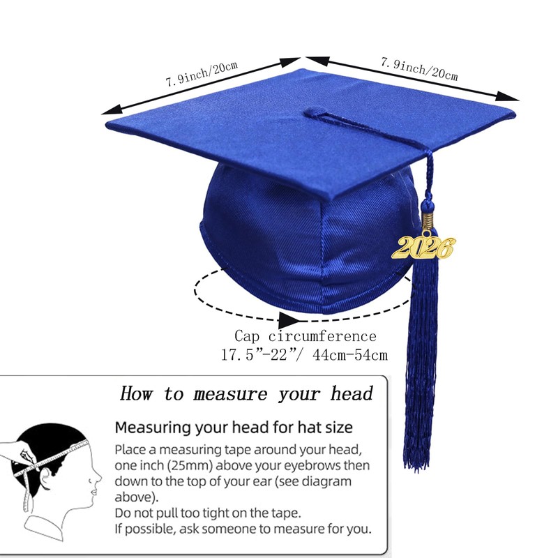 Newrara Shiny Kindergarten and Preschool Graduation Cap for Kids with