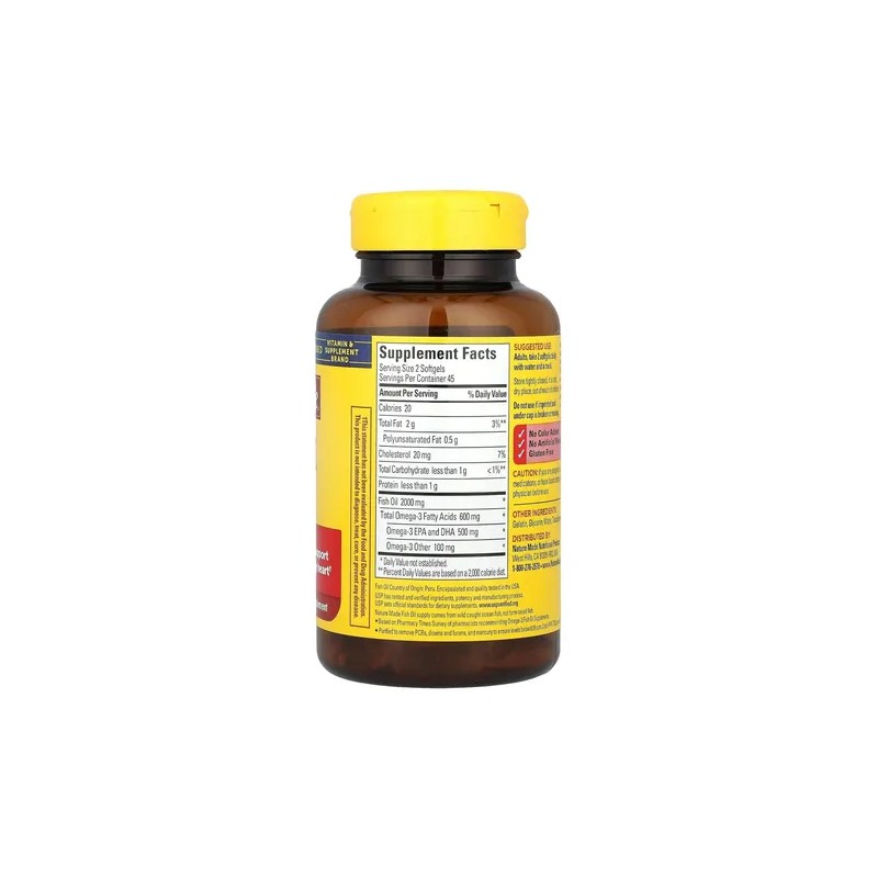Aceite Pescado Omega Apoyo Salud Cardiovascular
