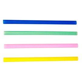 Unique Industries Set of 25 Milkshake Straws in Assorted Colors by Good Living