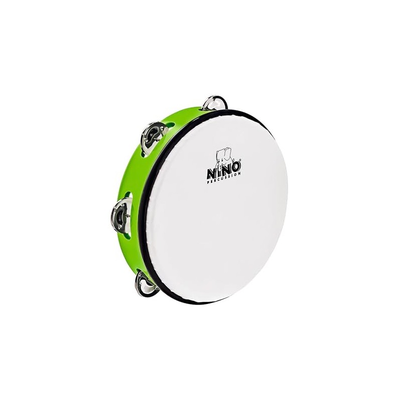NINO Percussion ABS Tambourine - Green (NINO51GG)