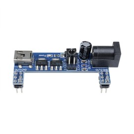 Compatible with 102 3.3V 5V Breadboard Power Supply Module, Switchable 3.3V/5V Outputs, DC 7-12V/USB Input, Fit for Arduino Solderless Board (2 Pieces)