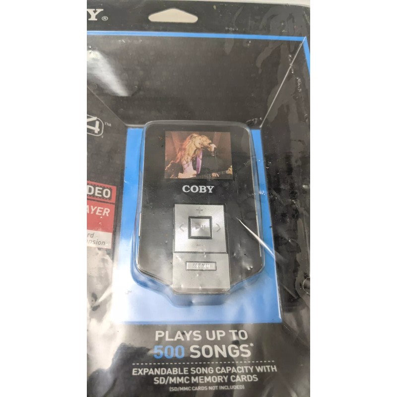 Coby MP684 1GB Video expandae SD MP3 Player Digital Media
