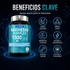 Magnesio 1500mg Complejo Tipos Cápsulas Sueño Estrés