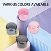 EZEELAI Leak Proof Denture Bath Cup Dental Retainer Case Portable,