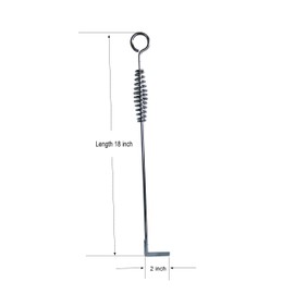 Dracarys BBQ Ash Tool Poker, Big Green Egg Accessories kamado Joe Charcoal Smoker Wood Burning Stove ash Rake Grilling Accessories Charcoal Garden Tools Grill Poker Cleaning Tools Wood Corner Cleaner