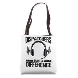 911 Dispatcher Mom Thin Gold Line Flag Dispatcher Operator Tote Bag